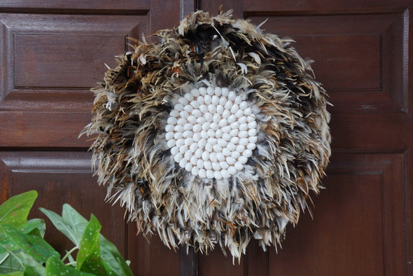 Wall Decor Feather And Shell 028