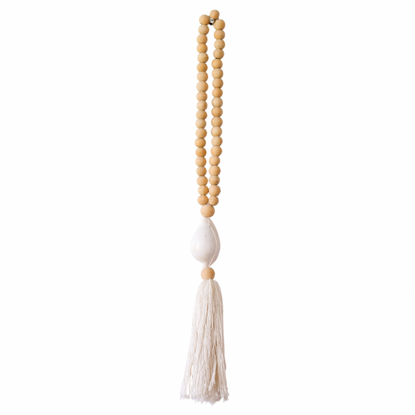 TASSEL BEADS WITH SHELL