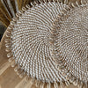 PLACEMAT RATTAN WITH SHELL 001