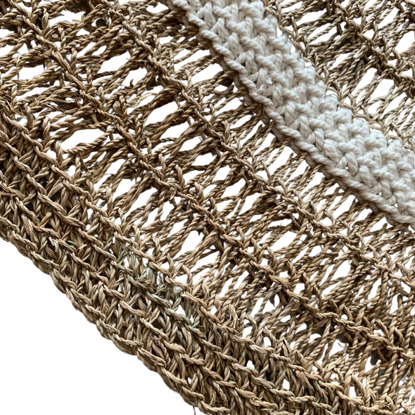 RUGS SEAGRASS WITH CROCHET