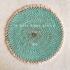 PLACEMAT RATTAN WITH SHELL 003