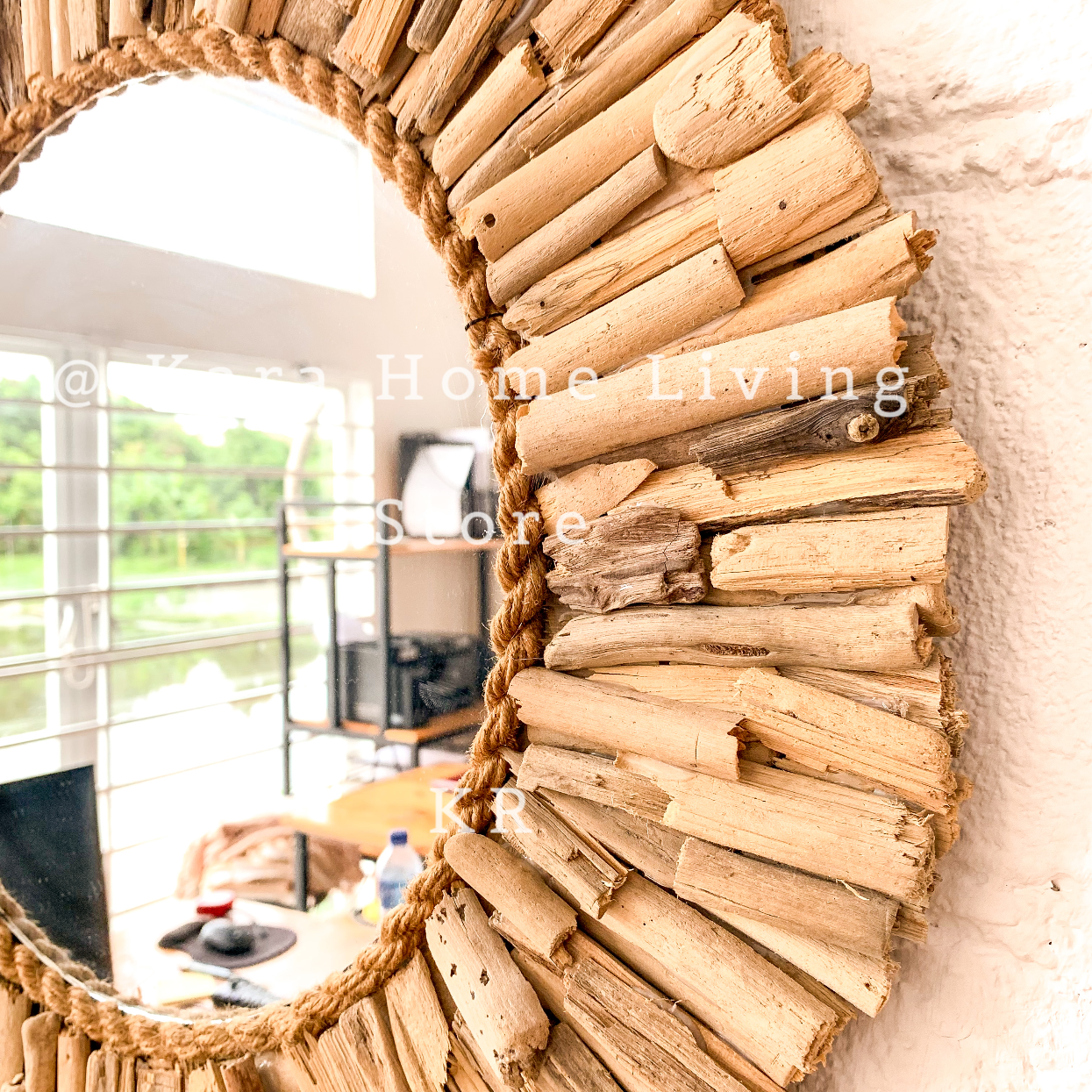 MIRROR DRIFTWOOD WALL DECOR Kara Home Living